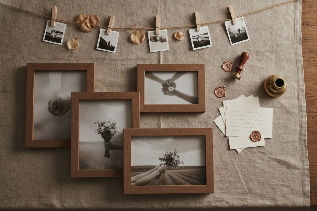 Angolo dei ricordi al matrimonio: come allestirlo