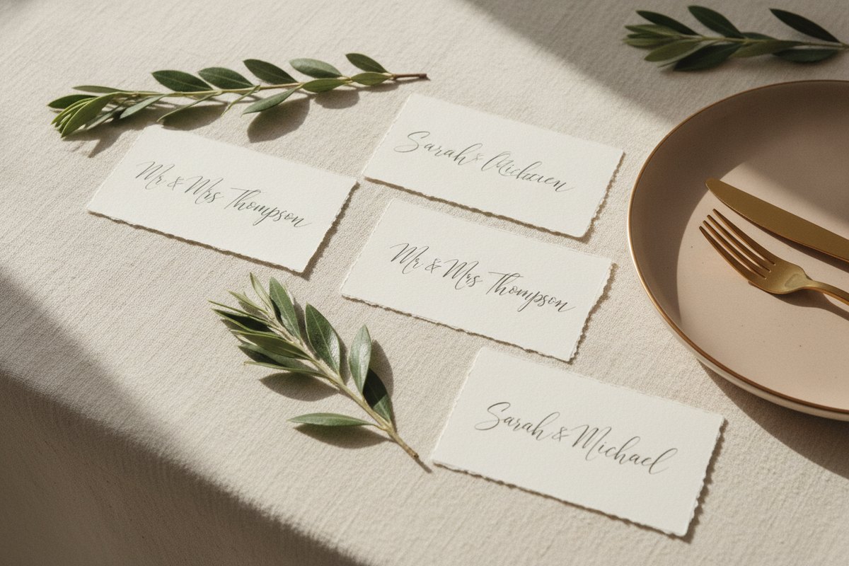 Come fare i segnaposto per il matrimonio