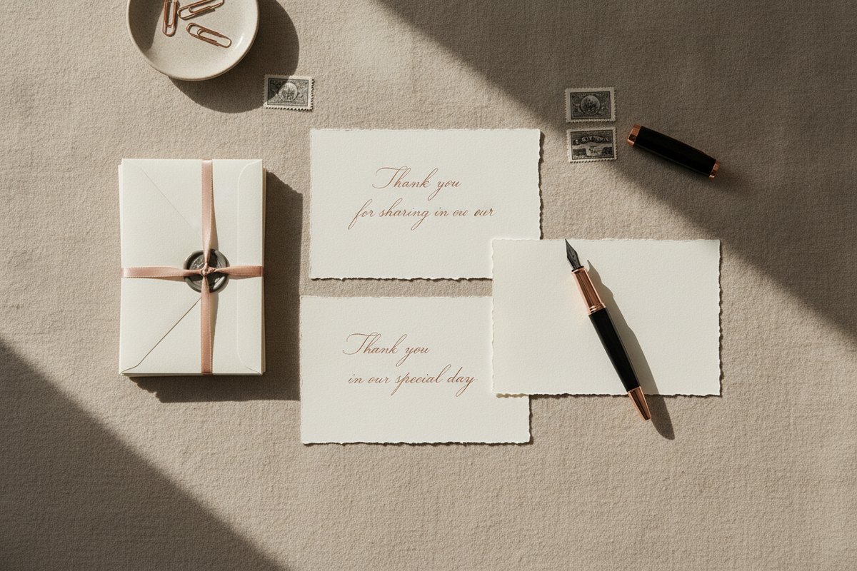 Cosa scrivere sui ringraziamenti di matrimonio
