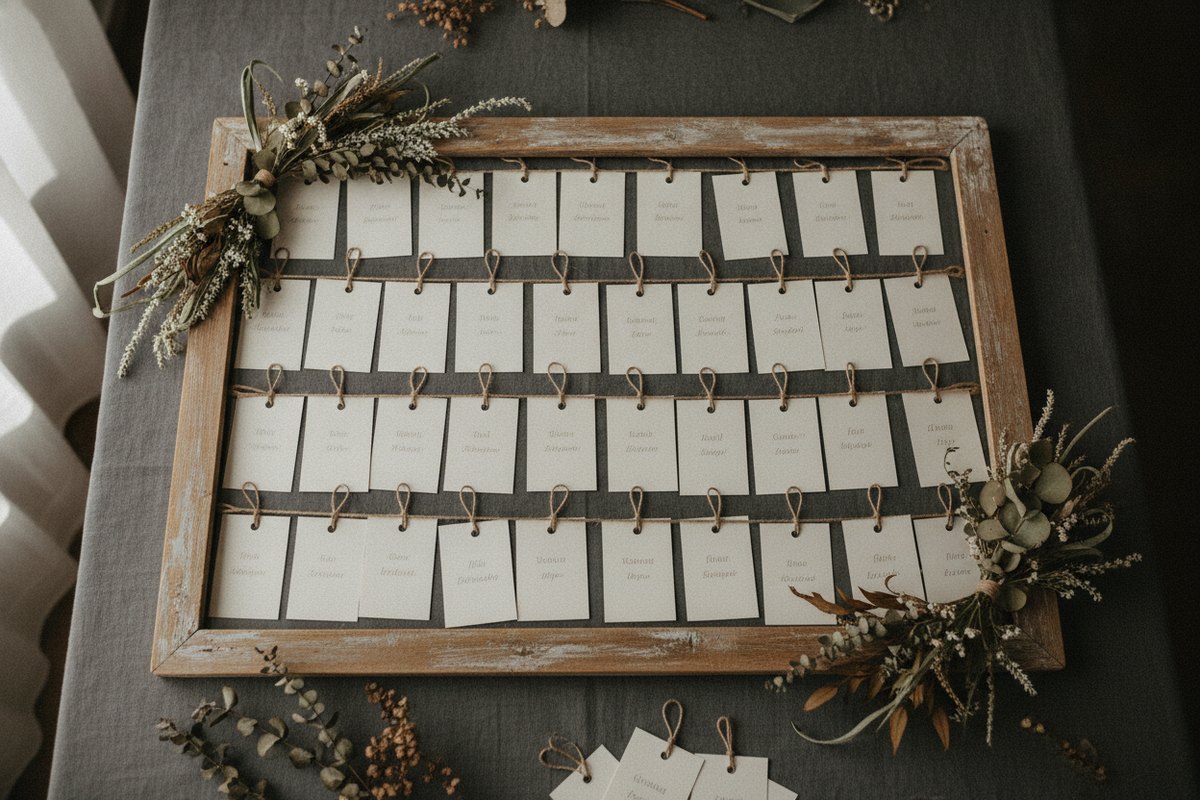 Tableau de mariage: 20 idee originali